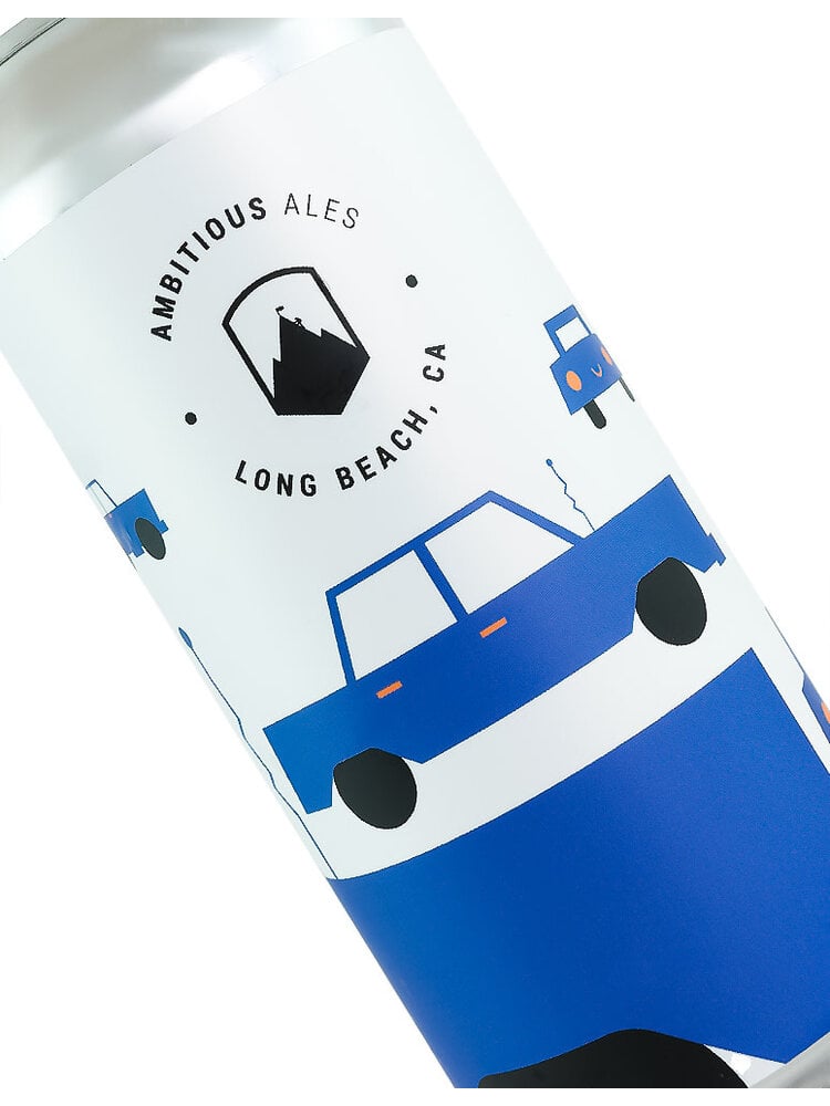 Ambitious Ales "A Blue Car" Hazy IPA 16oz Can - Long Beach, CA