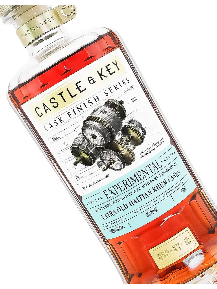 Castle & Key "Experimental Edition" Kentucky Straight Rye Whiskey Cask Finish Series, Frankfort, Kentucky