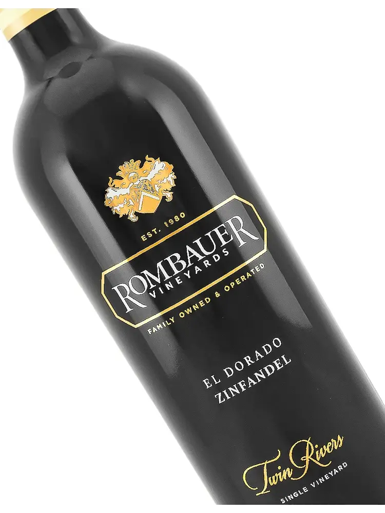 Rombauer 2023 Zinfandel, Twin Rivers Single Vineyard, El Dorado County