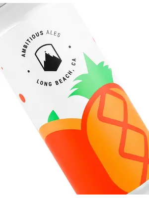 Ambitious Ales "Grande Hefe" Hefeweizen w/ fresh orange & pineapple