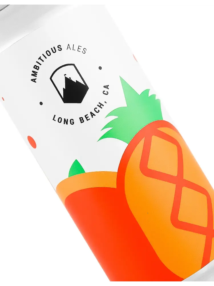 Ambitious Ales "Grande Hefe" Hefeweizen w/ fresh orange & pineapple