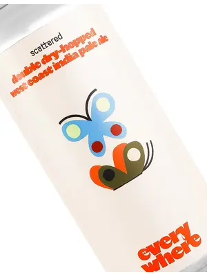 Everywhere Beer "Scattered" Double Dry-Hopped West Coast India Pale Ale 16oz Can - Orange, CA