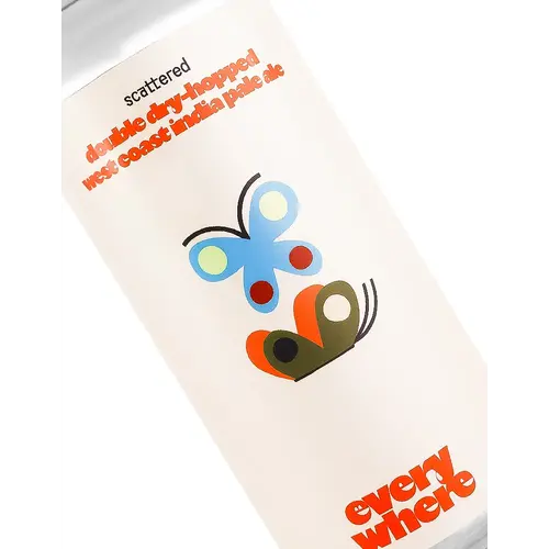 Everywhere Beer "Scattered" Double Dry-Hopped West Coast India Pale Ale 16oz Can - Orange, CA