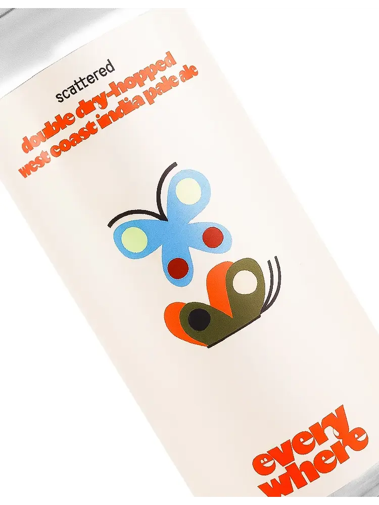 Everywhere Beer "Scattered" Double Dry-Hopped West Coast India Pale Ale 16oz Can - Orange, CA