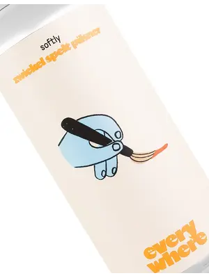 Everywhere Beer "Softly" Zwickel Spelt Pilsner 16oz Can - Orange, CA