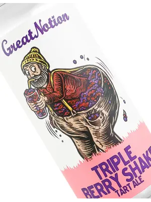 Great Notion Brewing "Triple Berry Shake" Tart Ale 16oz Can - Portland, OR