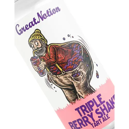 Great Notion Brewing "Triple Berry Shake" Tart Ale 16oz Can - Portland, OR
