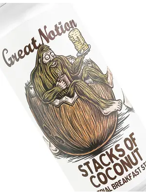 Great Notion Brewing "Stacks Of Coconut" Imperial Breakfast Stout 16oz Can - Portland, OR