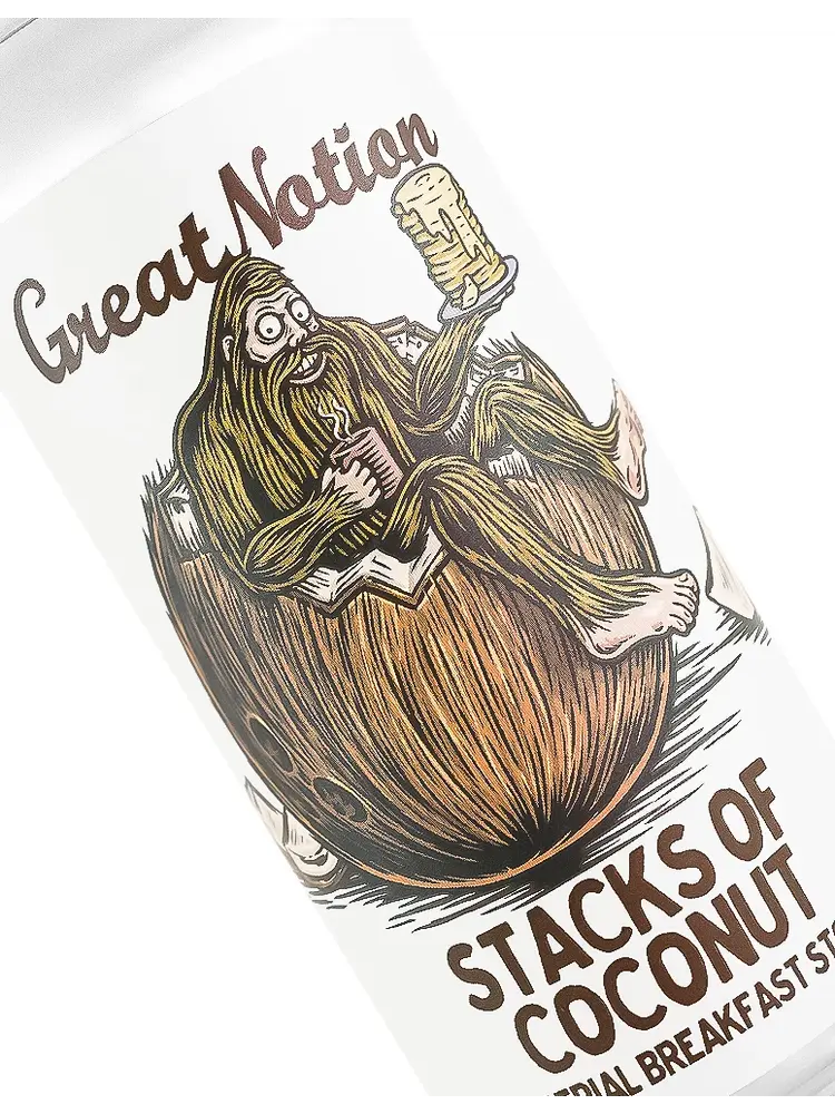 Great Notion Brewing "Stacks Of Coconut" Imperial Breakfast Stout 16oz Can - Portland, OR