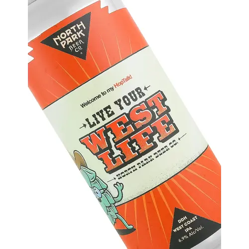 North Park Beer "Live Your West Life" DDH West Coast IPA 16oz Can - San Diego, CA