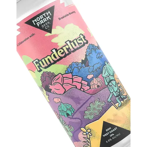 North Park Beer/Breakside Brewing "Funderlust" DDH West Coast IPA 16oz Can - San Diego, CA