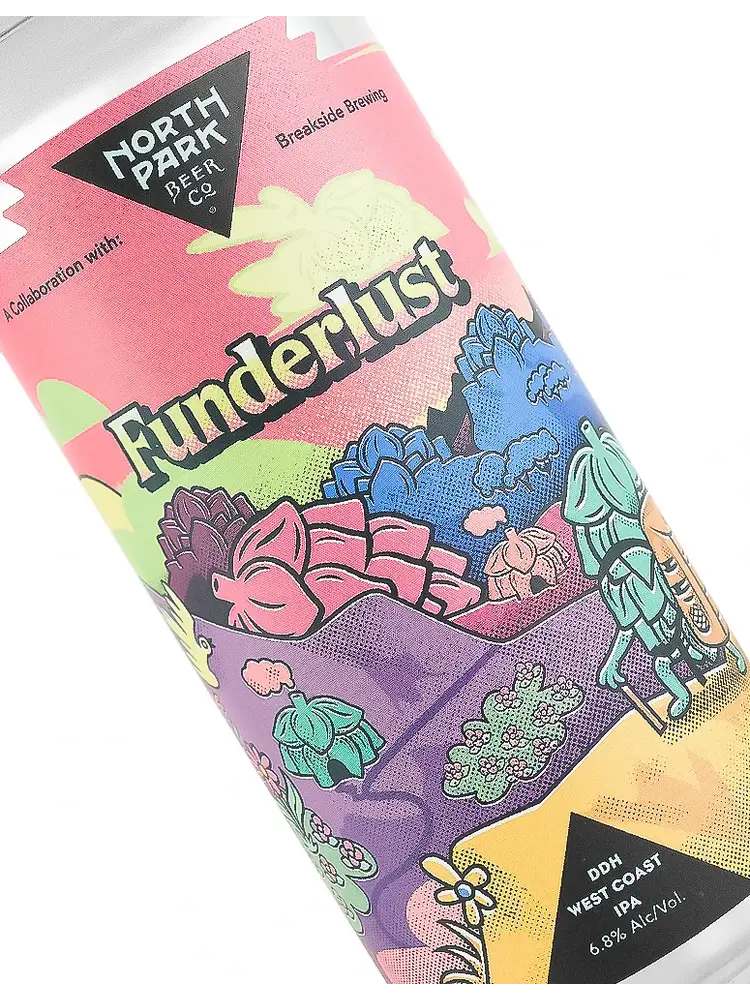 North Park Beer/Breakside Brewing "Funderlust" DDH West Coast IPA 16oz Can - San Diego, CA