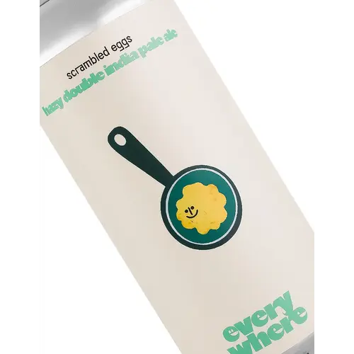 Everywhere Beer "Scrambled Eggs" Hazy Double India Pale Ale 16oz Can - Orange, CA
