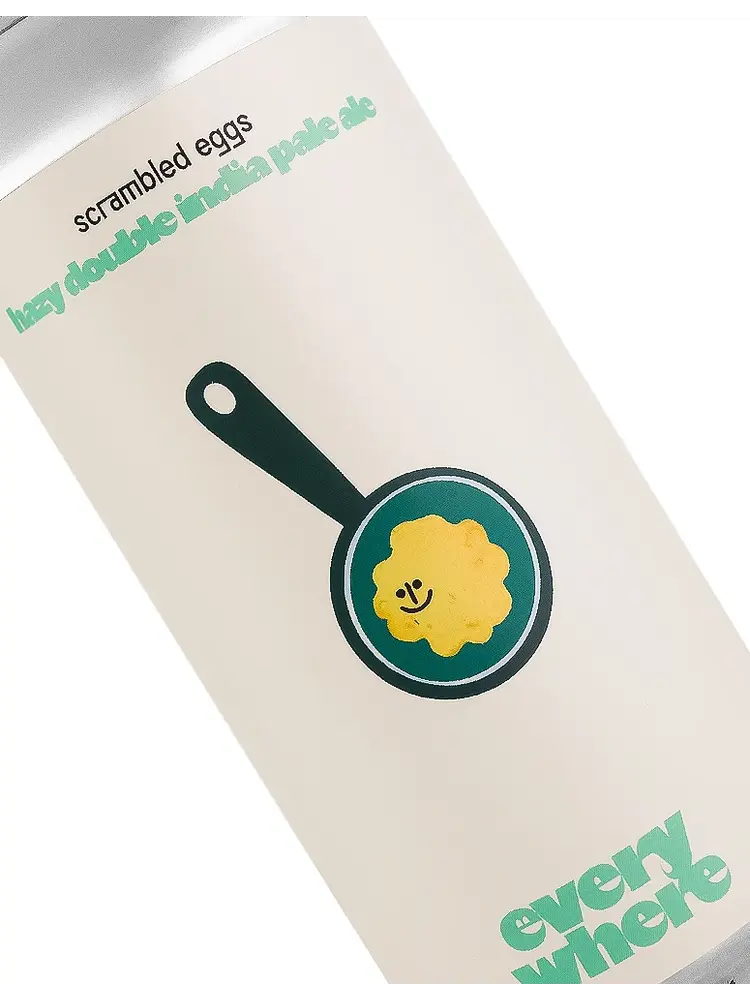 Everywhere Beer "Scrambled Eggs" Hazy Double India Pale Ale 16oz Can - Orange, CA
