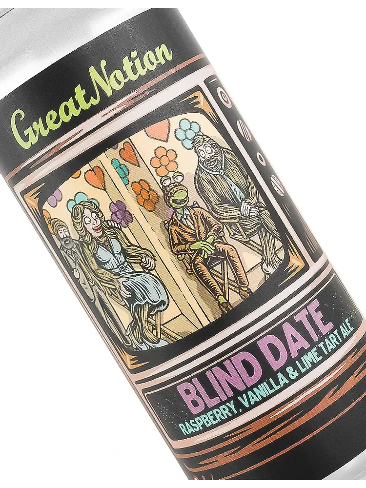 Great Notion Brewing "Blind Date" Raspberry, Vanilla & Lime Tart Ale 16oz Can - Portland, OR