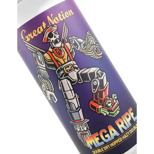 Great Notion Brewing "Mega Ripe" Double Dry Hopped Hazy Double IPA 16oz Can - Portland, OR