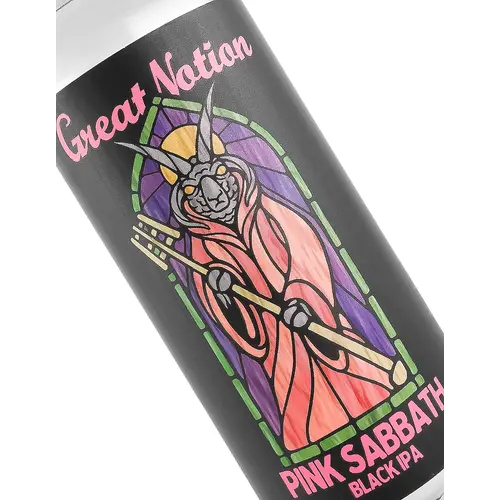 Great Notion Brewing "Pink Sabbath" Black IPA 16oz Can - Portland, CA
