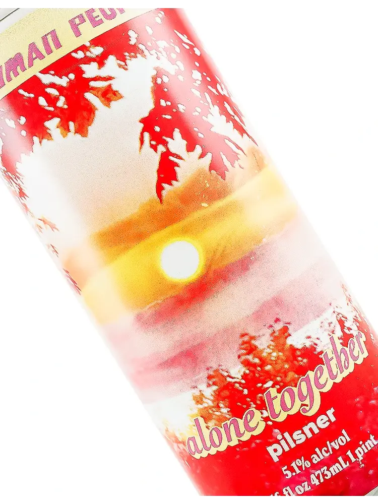 Human People Beer/Threes Brewing "Alone Together" Pilsner 16oz Can - Seattle, WA