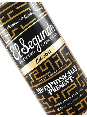 El Segundo Brewing "Metaphysically Present" Black India Pale Ale 16oz Can - El Segundo, CA