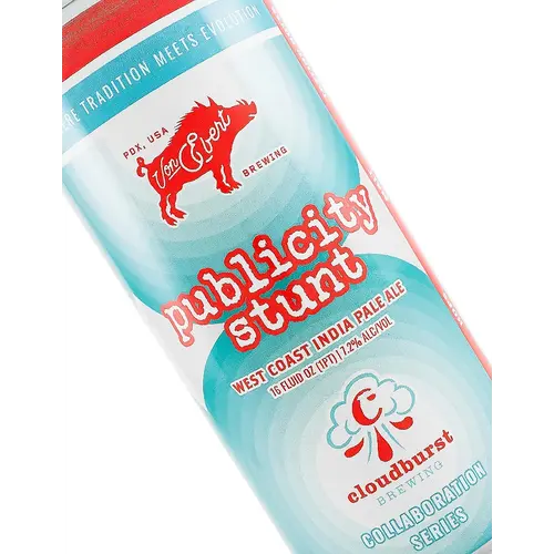 Von Ebert Brewing/Cloudburst Brewng "Publicity Stunt" West Coast India Pale Ale 16oz Can - Portland, OR