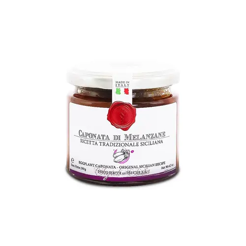 Frantoi Cultera Eggplant Caponata 6.7oz Jar, Italy