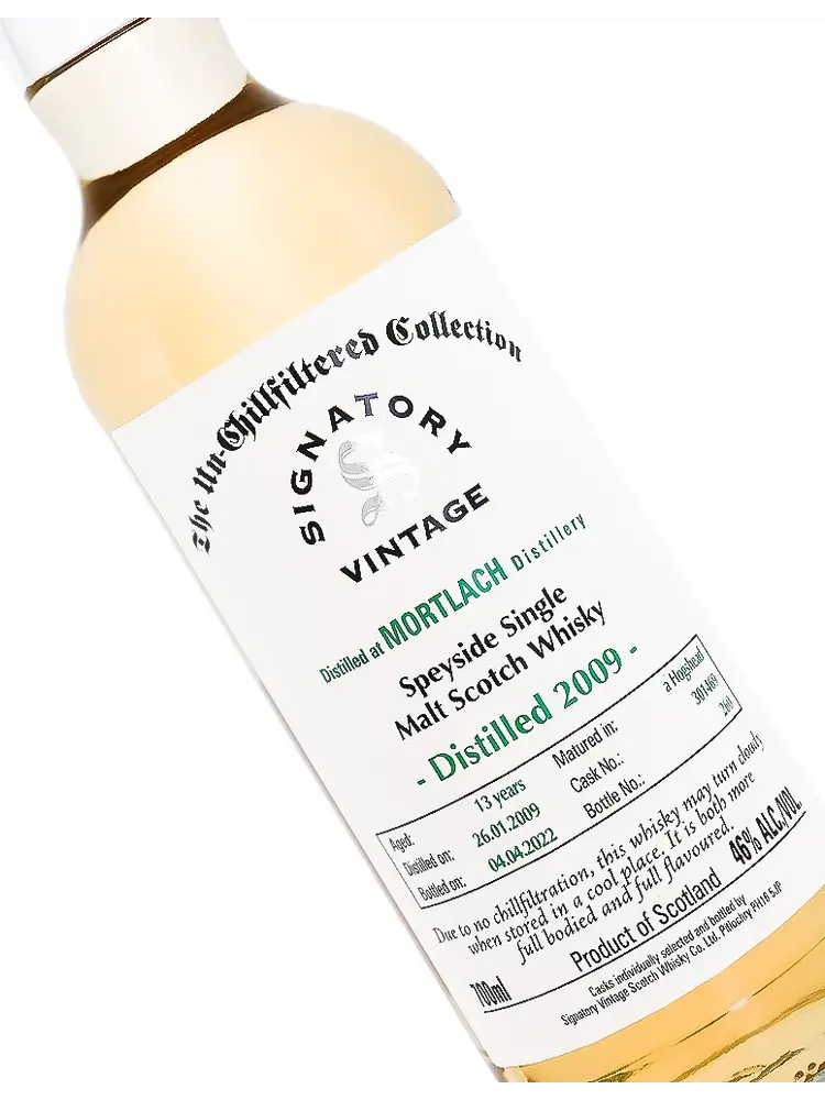 Mortlach 2009 Signatory Vintage Single Malt Scotch Whisky 700ml