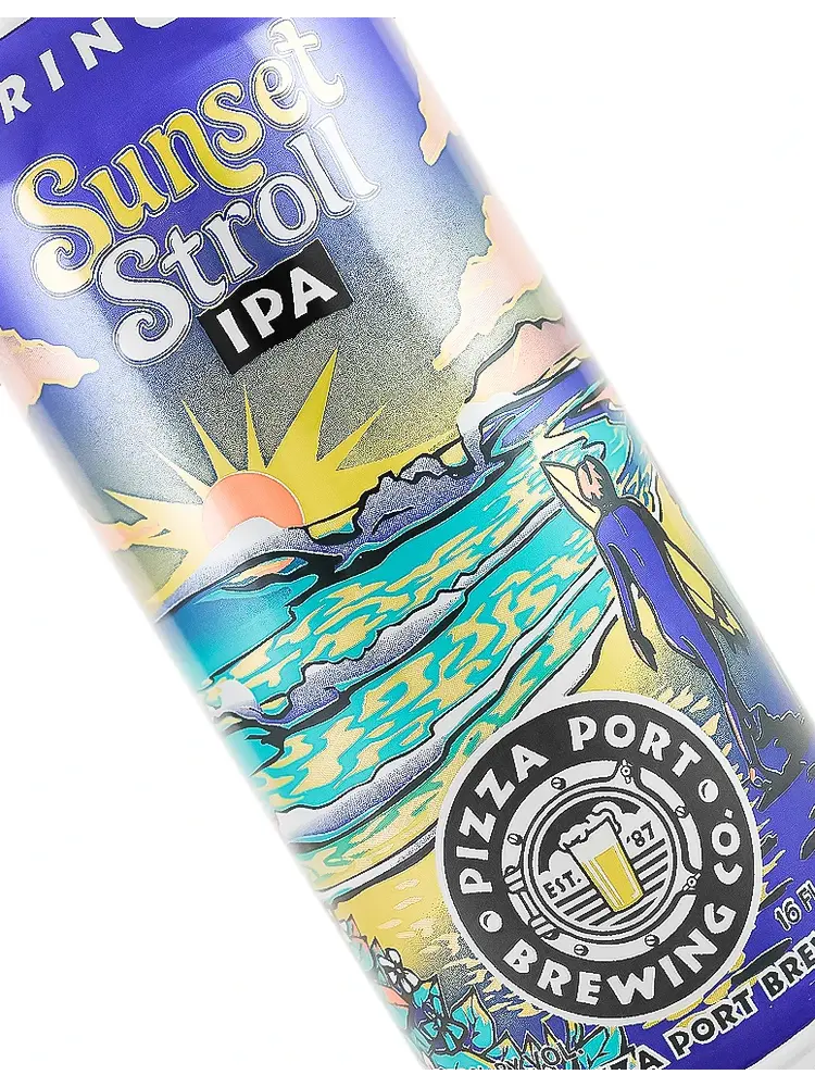 Pizza Port Brewing "Sunset Stroll" IPA 16oz Can - Carlsbad, CA