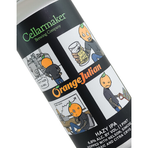 Cellarmaker Brewing "Orange Julian" Hazy IPA 16oz Can - Oakland, CA