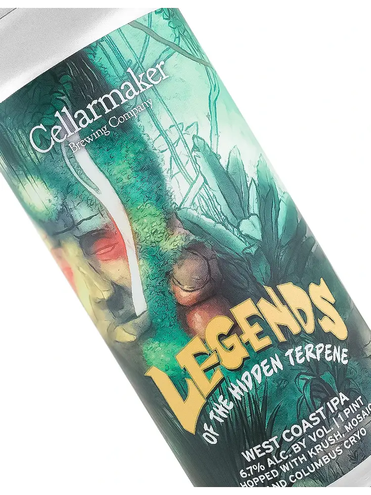 Cellarmaker Brewing "Legends Of The Hidden Terpene" West Coast IPA 16oz Can - Oakland, CA