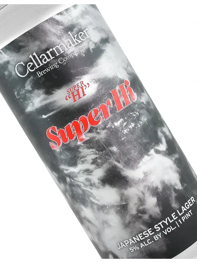 Cellarmaker Brewing "Super Hi" Japanese Style Lager 16oz Can - Oakland, CA