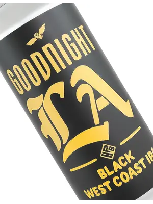 Highland Park Brewery "Goodnight LA" Black West Coast IPA 16oz Can - Los Angeles, CA