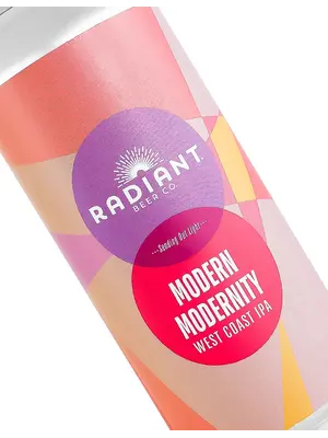 Radiant Beer "Modern Modernity" West Coast IPA 16oz Can - Anaheim, CA