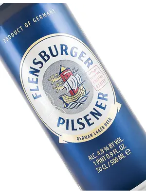 Flensburger "Pilsener" German Lager Beer 16.9oz Can - Germany
