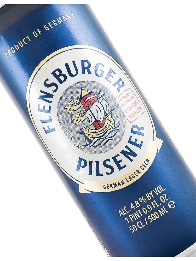 Flensburger "Pilsener" German Lager Beer 16.9oz Can - Germany