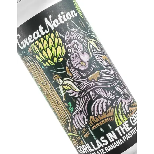 Great Notion Brewing "Gorillas In The Grist" Chocolate Banana Pastry Stout 16oz Can - Portland, OR
