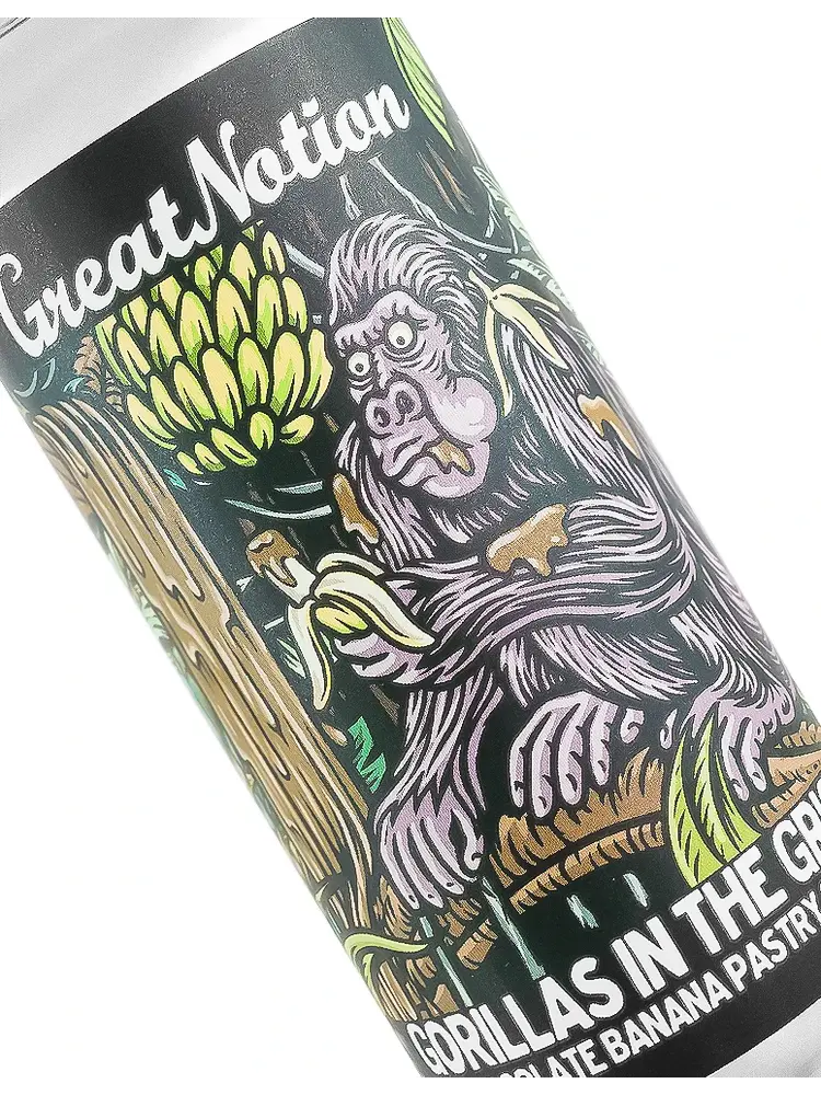 Great Notion Brewing "Gorillas In The Grist" Chocolate Banana Pastry Stout 16oz Can - Portland, OR