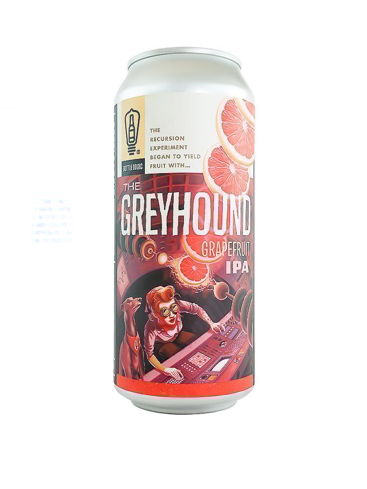Bottle Logic Brewing "GreyHound"  Grapefruit West Coast IPA 16oz Can - Anaheim, CA