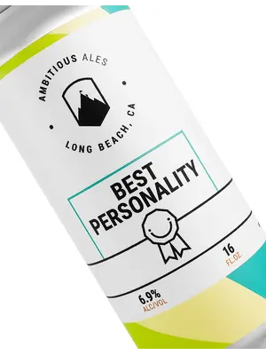 Ambitious Ales "Best Personality" Hazy IPA 16oz Can - Long Beach, CA