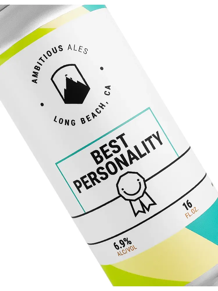 Ambitious Ales "Best Personality" Hazy IPA 16oz Can - Long Beach, CA