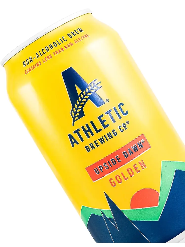 Athletic Brewing "Upside Dawn" Non-Alcoholic Golden Ale 12oz Can - San Diego, CA