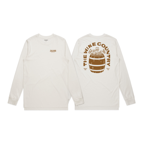 Heavy Weight Provision Barrel Ecru Color Long Sleeve Shirt S-M-L-XL-2XL