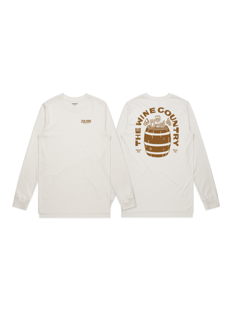 Heavy Weight Provision Barrel Ecru Color Long Sleeve Shirt S-M-L-XL-2XL