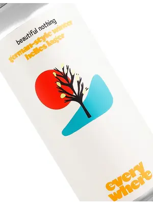 Everywhere Beer "Beautiful Nothing" German-Style Winter Helles Lager 16oz Can - Orange, CA