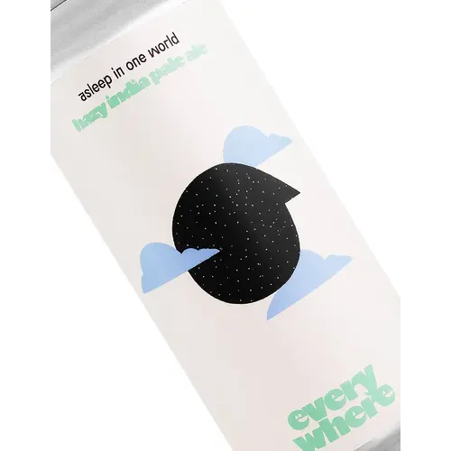 Everywhere Beer "Asleep In One World" Hazy India Pale Ale 16oz Can - Orange, CA