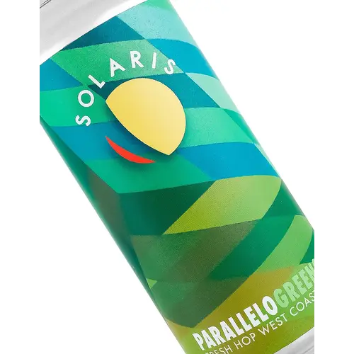 Solaris Beer "Parallelogreens" Fresh Hop West Coast IPA 16oz Can - Murrieta, CA