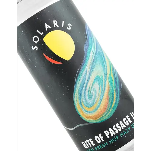 Solaris Beer "Rite Of Passage II" DDH Hazy Double IPA 16oz Can - Murrieta, CA