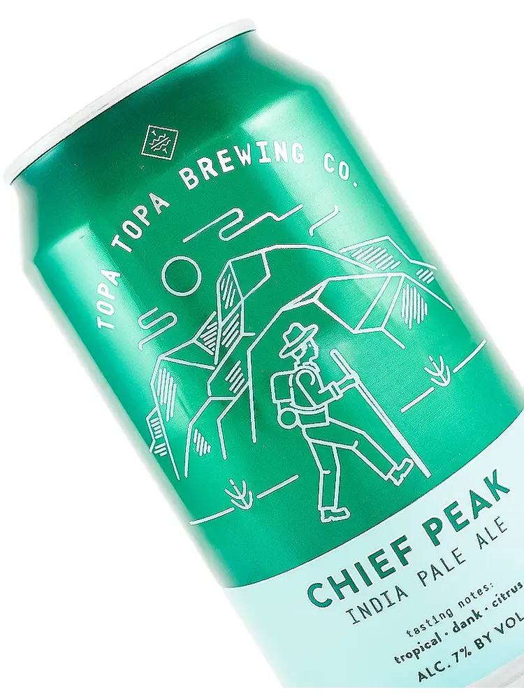 Topa Topa Brewing "Chief Peak" IPA 12oz Can - Ventura, CA