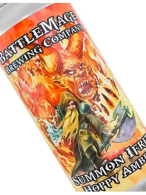 BattleMage Brewing "Summon Ifrit" Hoppy Amber 16oz Can - Vista, CA