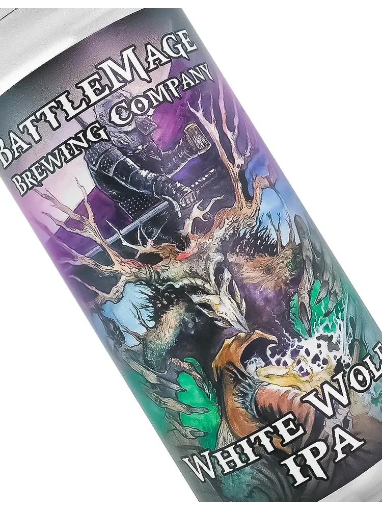 BattleMage Brewing "White Wolf" IPA 16oz Can - Vista, CA