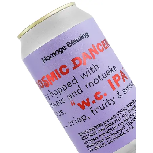 Homage Brewing "Cosmic Dancer" Dry Hopped WC IPA 12oz Can - Los Angeles, CA
